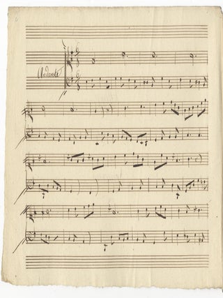 Item #40947 Solfeggi a voce Sola di Soprano. [Copyist musical manuscript]. Giuseppe APRILE