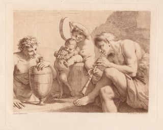 Item #41104 Le Concert d'une Faune (The Faun's Concert). Engraving and etching after...