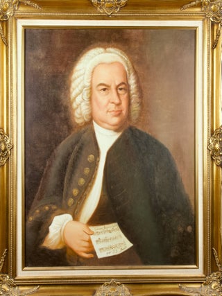 Item #41494 Large portrait painting on canvas. A late 20th century copy of the famous 1748...