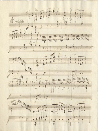 Item #41572 Suonata Per Cembalo, o Piano=Forte del Sigre, Muzio Clementi. [Sonata for piano solo...