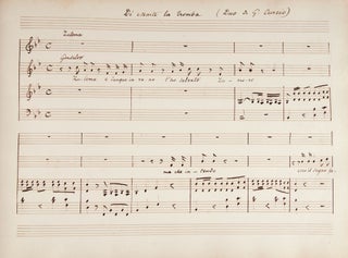 Operatic excerpts from the works of Berton, Catrufo, Curcio, Gluck Nicolini, and Orlandini in piano-voca score