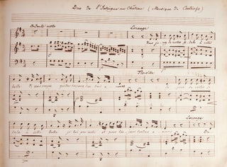 Operatic excerpts from the works of Berton, Catrufo, Curcio, Gluck Nicolini, and Orlandini in piano-voca score