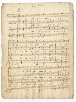 Item #41574 Responsoria Septimane Sancto Feria Quinta. Sabbato Sancto. [Manuscript collection of...
