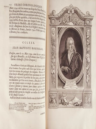 Le Parnasse Fran&ccedil;ois, Dedi&eacute; au Roi par M. Titon du Tillet, Commissaire Provincial des Guerres, ci-devant Capitaine de Dragons, & Ma&icirc;tre-d'H&ocirc;tel de seue Madame La Dauphine, Mere du Roi ... Avec Approbation et Privilege du Roi