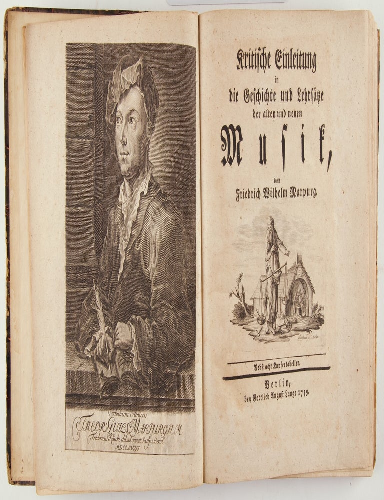 Item #41647 Kritische Einleitung in die Geschichte und Lehrfaesse der alten und neuen Musik ... Nebst acht Kupfertabellen. Friedrich Wilhelm MARPURG.